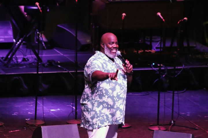Griff hosted The Gospel Explosion Stage presented by Denny's at The Tom Joyner Foundation Fantastic Voyage 20 in 2021