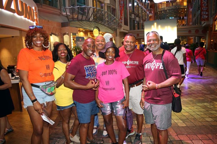 Cruisers on Represent Night on the 2023 Tom Joyner Fantastic Voyage