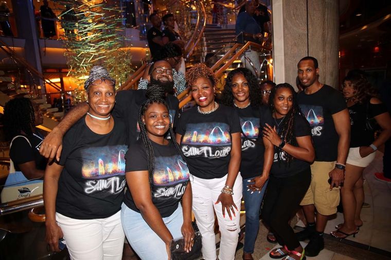 St. Louis Crusiers on Represent Night on the 2023 Tom Joyner Fantastic Voyage